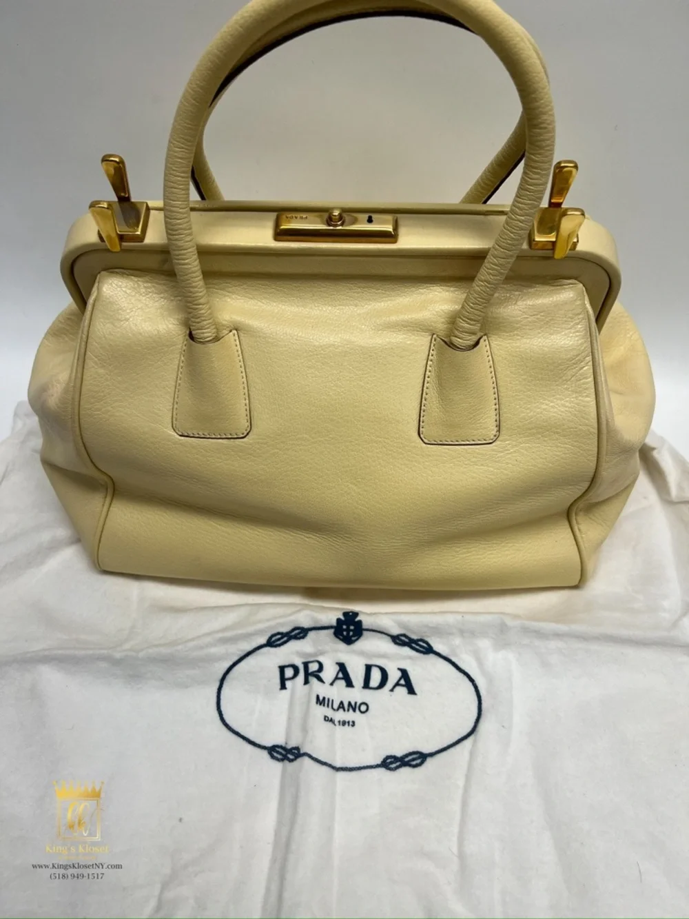 Prada Saffiano vintage Boston/ doctors bag - Picture 15 of 16